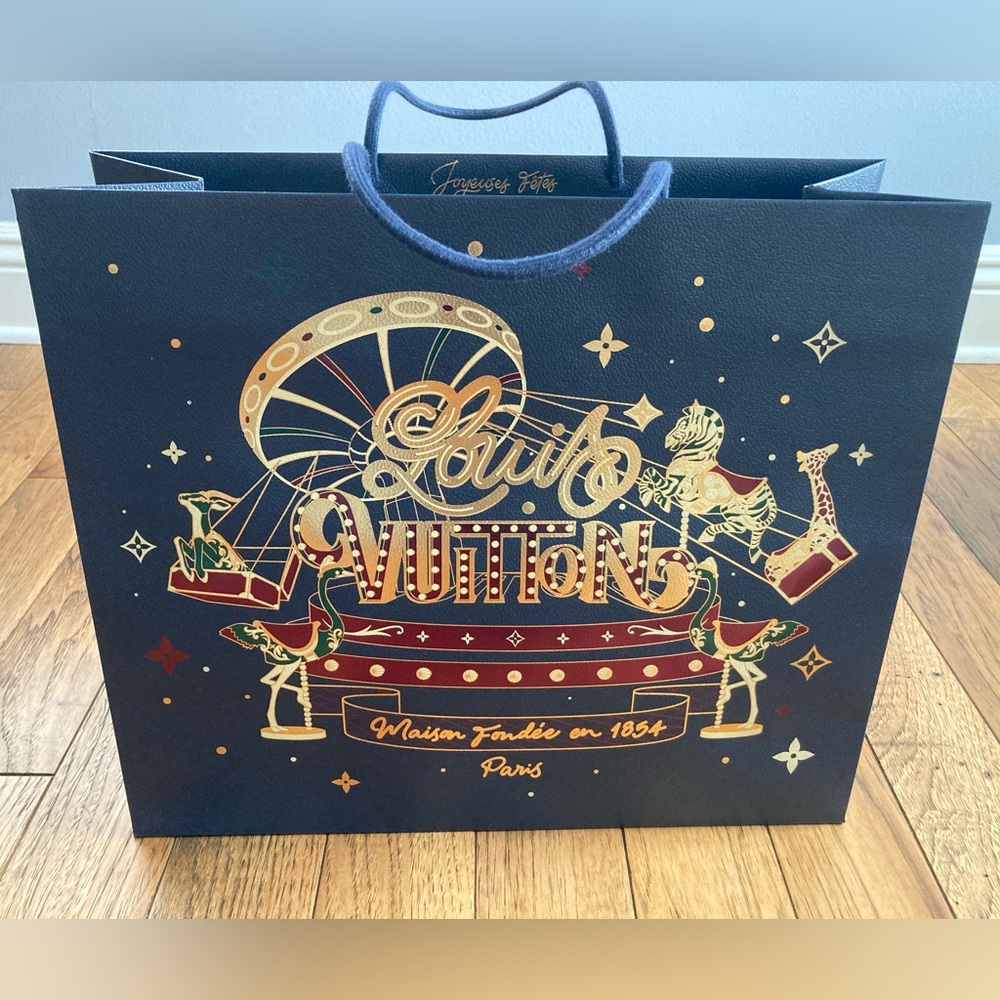 Louis Vuitton Authentic Designer Shopping Bag Holiday 2024 Limited Edition